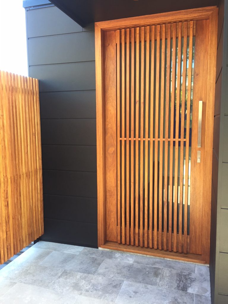 Wooden Entry Door — Windows & Doors in Central Coast, NSW