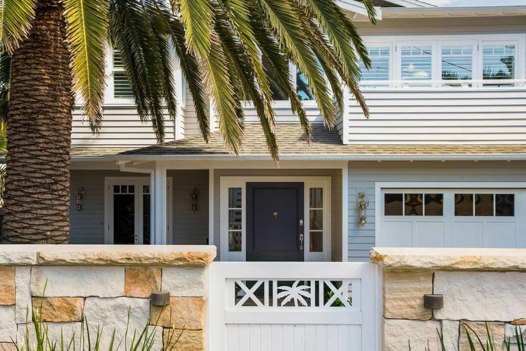 Modern Beach House With Front Gate — Joinery in Central Coast NSW