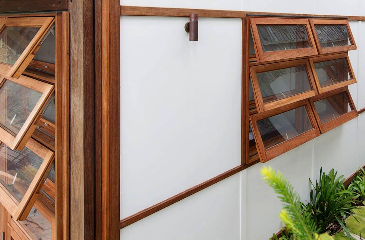 Bespoke, hand crafter timber awning windows, made by Shamrock Joinery. The best timber doors and windows in Australia.